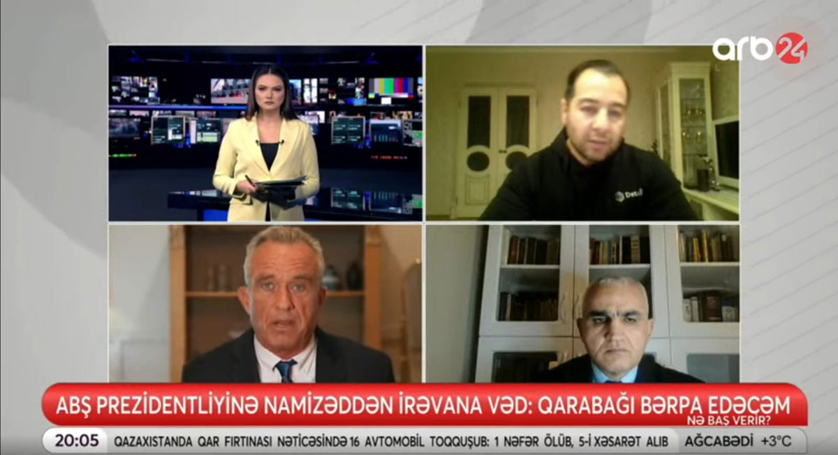 Dos. Dr. Telman Nüsrətoğlunun Azərbaycan televiziya kanallarında çıxışı