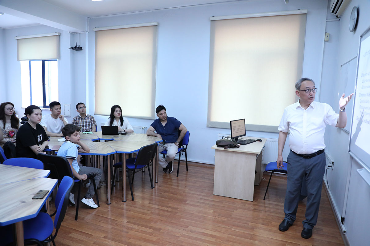 China Research Center of Khazar University Holds the First Seminar within "China Time Lectures" Project