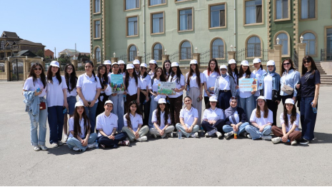 Khazar University Students Hold Ecological Campaign