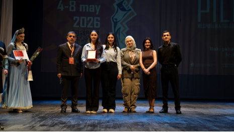 “Xəzər”in tələbələri festivalda “Almaz” tamaşası ilə çıxış ediblər