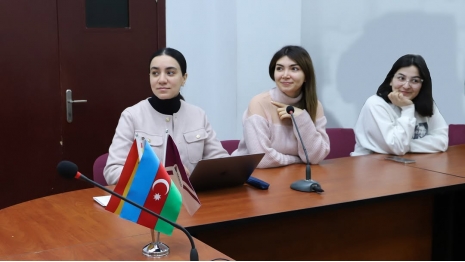 İspaniyanın Católica San Antonio de Murcia Universitetinin (UCAM) əməkdaşının iştirakı ilə infosessiya