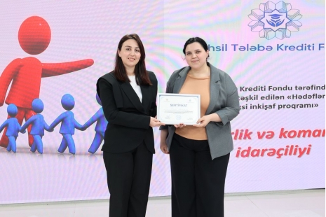 Keyfiyyətin Təminatı Mərkəzinin əməkdaşı TTKF-nin təlimində