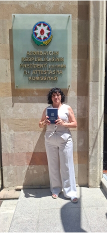 Khazar University Lecturer, Khazar MAFI Coordinator Aynur Gazanfarqizi Receives Associate Professor Diploma