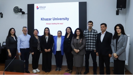 Professors from Türkiye's Gazi and Akdeniz Universities at Khazar