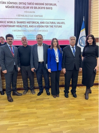 Tarix və arxeologiya departamentinin müəllimləri beynəlxalq elmi konfransda   