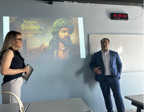 Open Lecture at Khazar University Held Within Framework of 900th Anniversary of Khaqani Shirvani