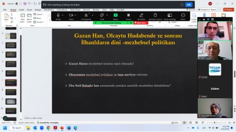 Lecturer of the Department of History and Archaeology at an International Symposium