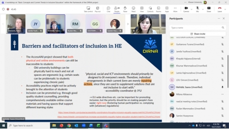 DIRNA layihəsi çərçivəsində onlayn seminar