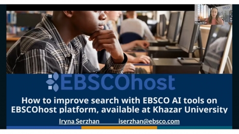 EBSCO AI alətləri üzrə onlayn seminar