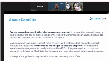 Meeting with the Regional Engagement Specialist for the Middle East and Asia of DataCite