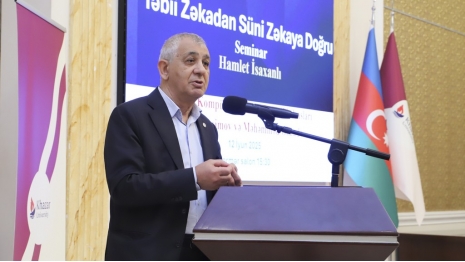 Khazar University Launches "From Natural Intelligence to Artificial Intelligence" Seminar Series
