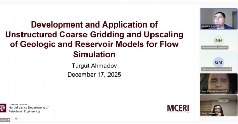 Dövlət Proqramı çərçivəsində Amerika Birləşmiş Ştatlarının Texas ştatında yerləşən Texas A&M Universitetində (Agricultural and Mechanical) təhsil alan doktorantın seminarı