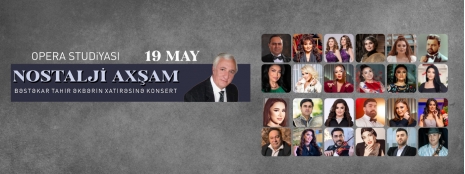 Prof.Akad. Hamlet İsaxanlı Bakı Musiqi Akademiyası nəzdində Opera Studiyasında bəstəkar Tahir Əkbərin xatirəsinə həsr olunmuş “Nostalji Axşam” adlı konsertdə