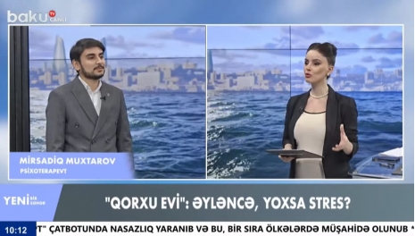 Staff Member of Psychology Department on BAKU TV Live Broadcast