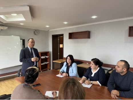 Daşkənd İqtisadiyyat və Pedaqoji Universitetinin nümayəndə heyəti “Xəzər”də