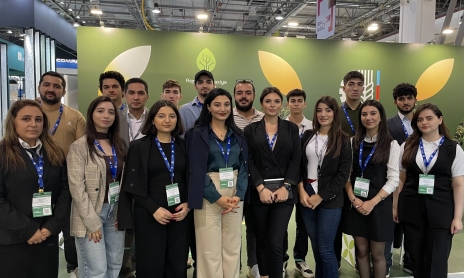 Khazar University Students' "BeeLance" Project Exhibited at "Rebuild Karabakh" Exhibition