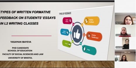 Seminar on "Types of Written Formative Feedback on Students' Essay Work in Second Language (L2) Writing Classes"