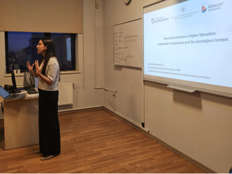 Seminar by PhD Student Studying at University of Southampton, England
