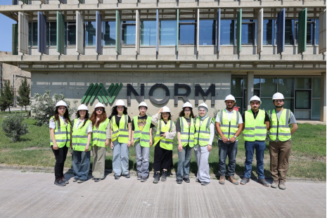 Tələbələr NORM Sement zavodunda ekskursiyada   