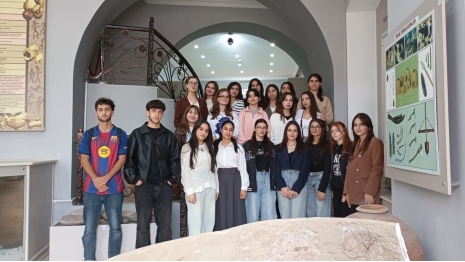 History Teaching Major Students at ANAS Institute of Archaeology and Anthropology Museum Exhibition Hall