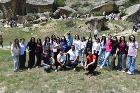 Students Visit Gobustan State Historical-Artistic Reserve