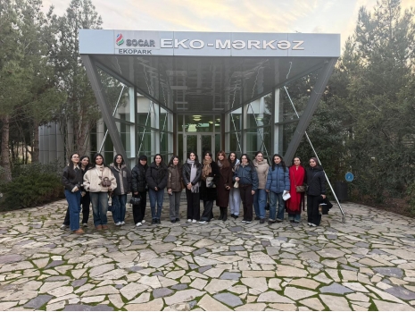 Həyat Elmləri Departamentinin tələbələri “Eko Park” İnnovasiya Mərkəzində ekskursiyada olublar