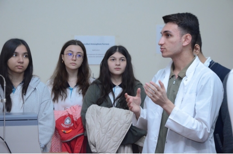 Kaspi Lyceum Students at “Khazar”