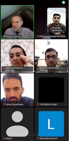 Psychology Department Staff Member Participates in International Psychology Webinar