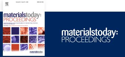 Article co-authored by Department Coordinator in “Materials Today: Proceedings”